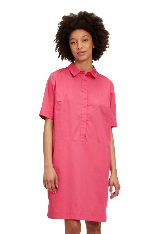Betty Barclay Women's Button Down Shirt Blouse Dress, Pink flambé, 14