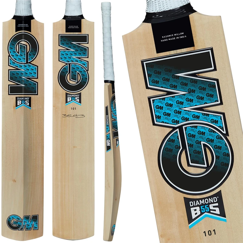 GM | Cricket Bat | Diamond 101 BS55 | Ben Stokes | Opener Childrens Starter Mini Size Suitable for Players Aged 4-8 | Gunn & Moore