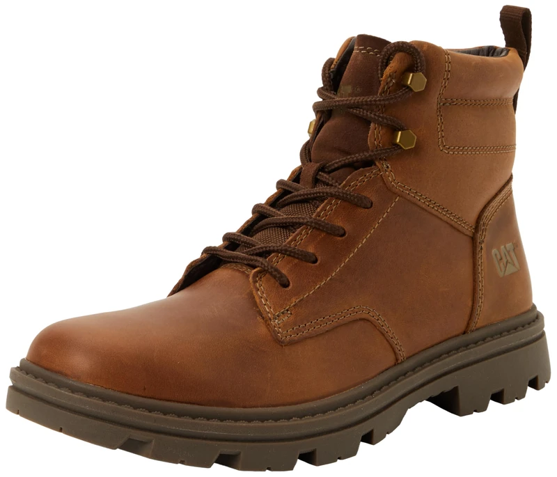 Cat Footwear Men's Practitioner Mid Ankle Boot, Dark Beige, 11 UK