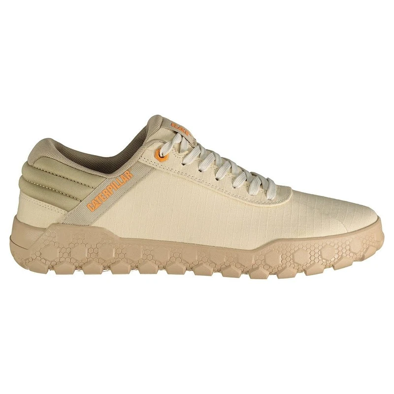 CAT Footwear Men's Hex + Canvas Sneaker, Birch, 11 UK