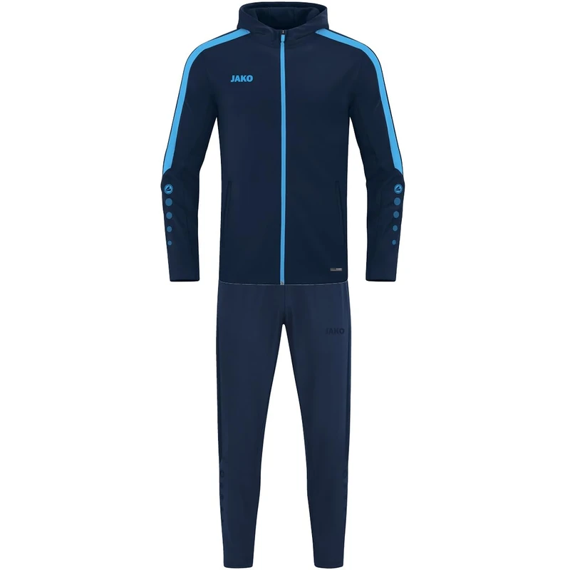 JAKO Men's Presentation Suit Power, Navy/Sky Blue, XXX-Large