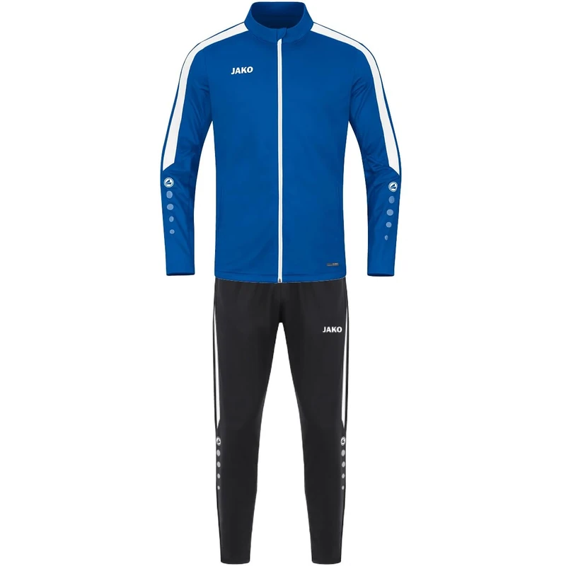 JAKO Men's Polyester Power Tracksuit, Royal, 4XL