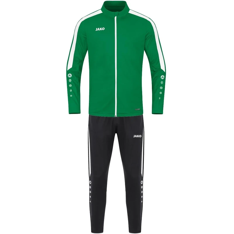 JAKO Men's Polyester Power Tracksuit, Sports Green, M