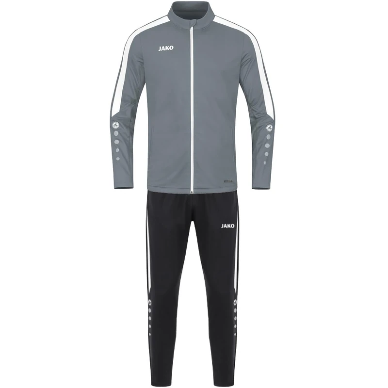 JAKO Men's Polyester Power Tracksuit, Stone Grey, XL