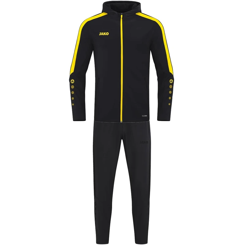 JAKO Men's Presentation Suit Power, Black/Citro, M