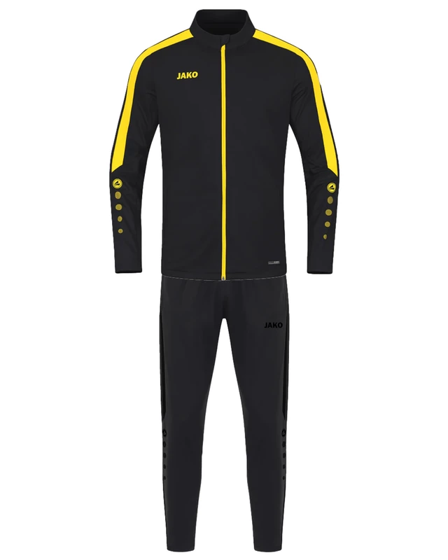JAKO Polyester Power Tracksuit, White, 152 (EU)