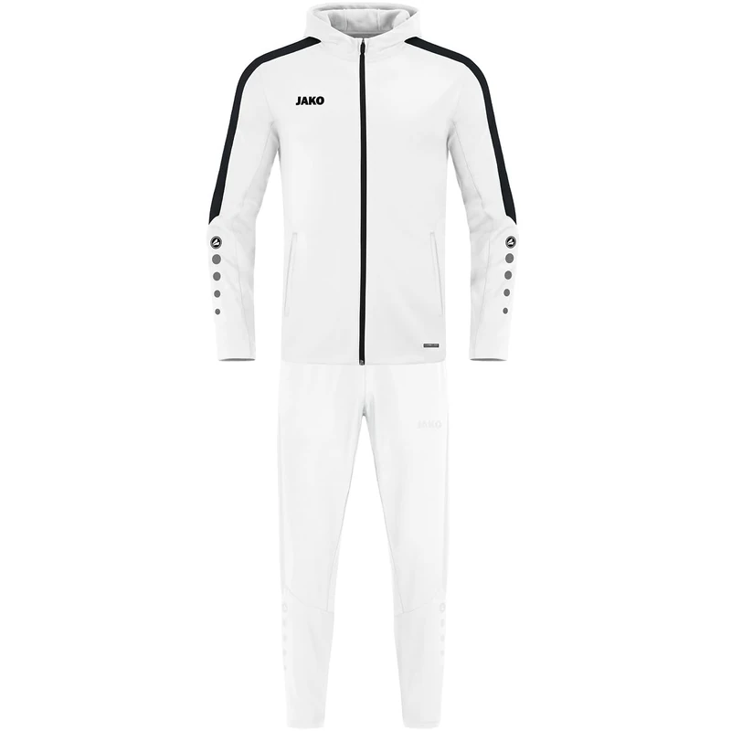 JAKO Men's Presentation Suit Power, White, XXL