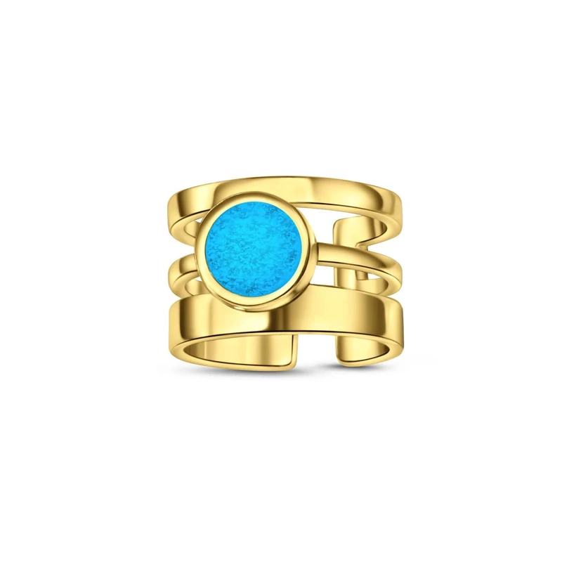 Ellen Kvam Rod Ring - Blue