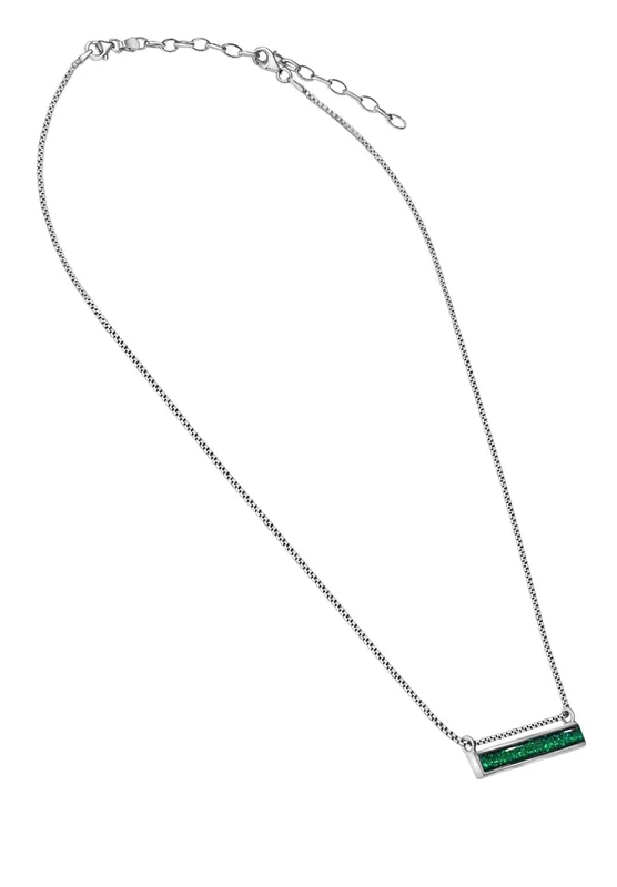 Ellen Kvam Jewelry Bar-box necklace Green