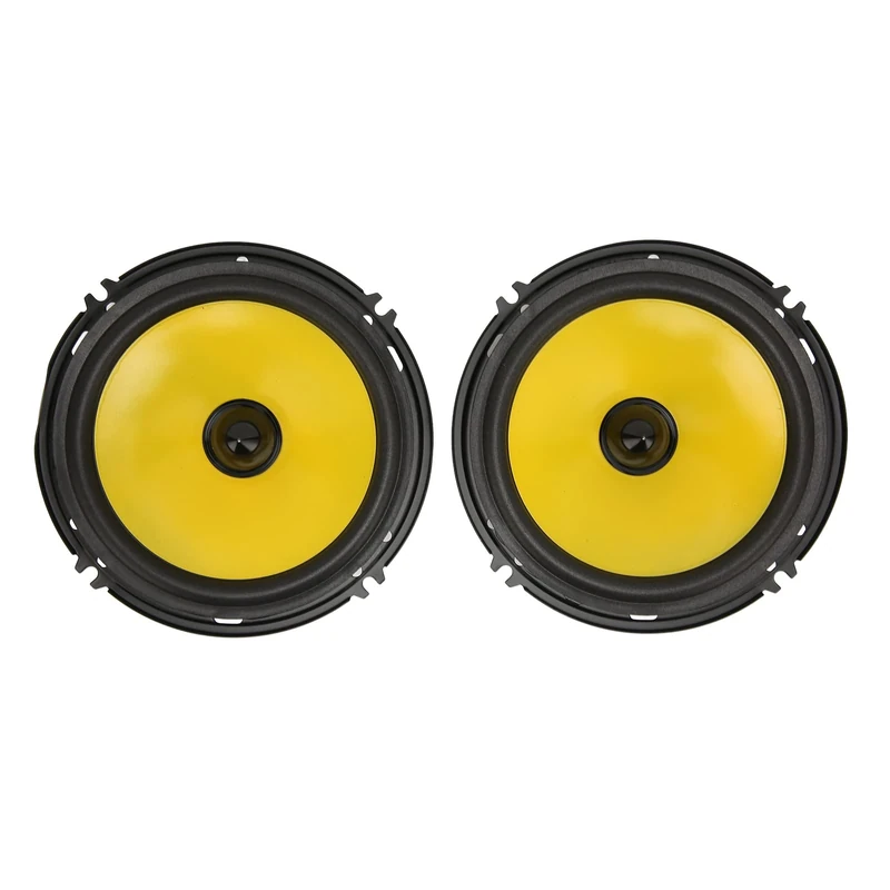 6.5-inch Pro Full Range Car Speaker System, 600W High Power, Reduced Distortion, Premium Sound Quality, Heat Dissipating Voice Coil, Full Stereo Sound