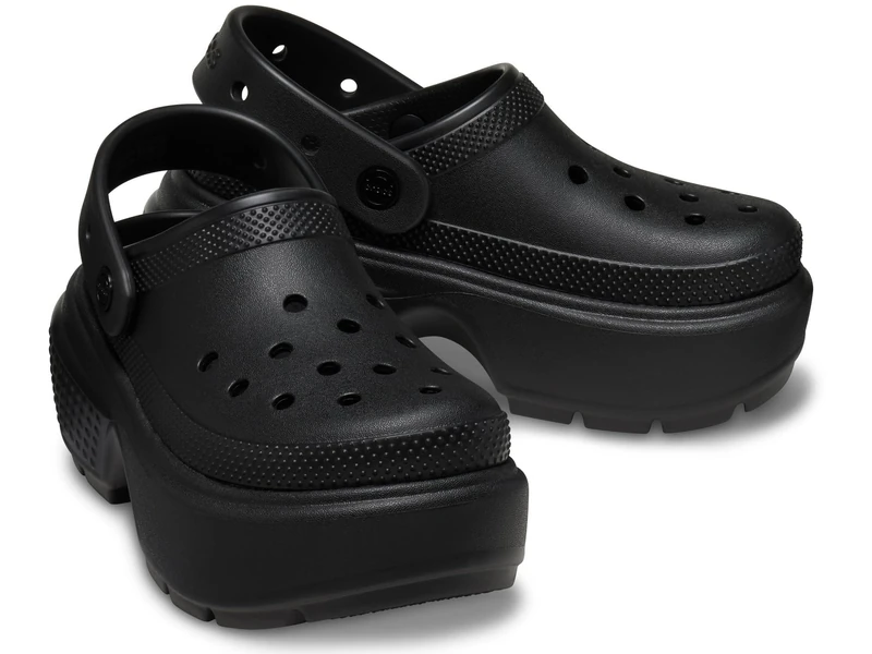 Crocs, Unisex Adult, Stomp Clog, Black, 4 UK Men/ 5 UK Women