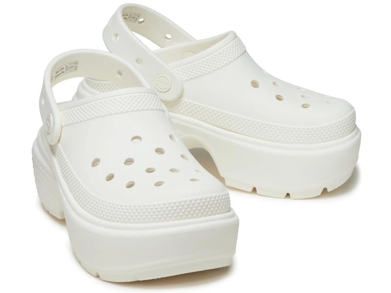 Crocs, Unisex Adult, Stomp Clog, Chalk, 7 UK Men/ 8 UK Women
