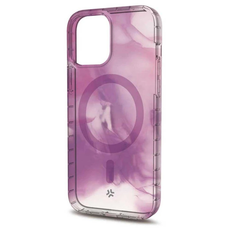 Celly iPhone 15 Pro Mobile Case Purple Transparent