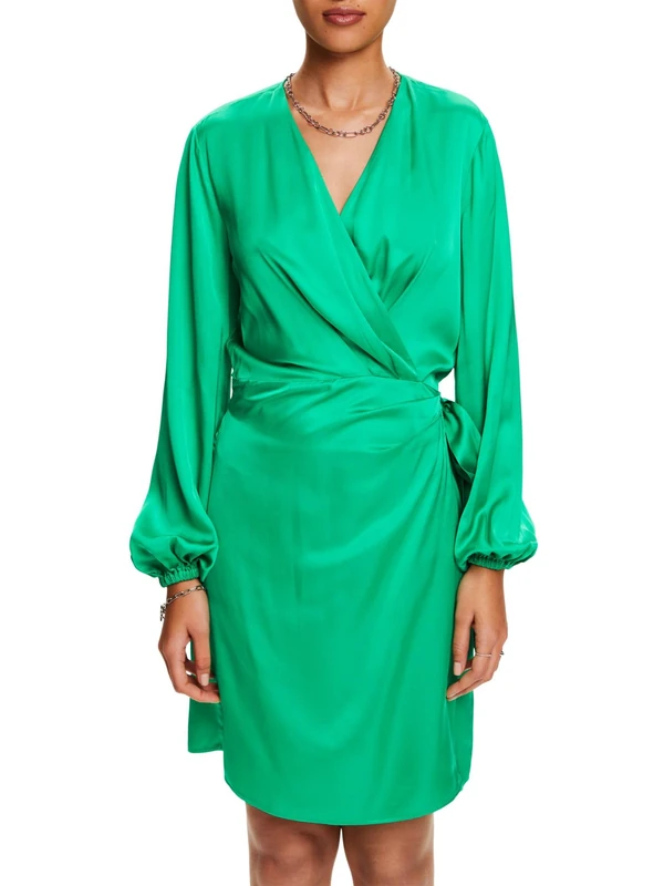 ESPRIT Womens 044ee1e319 Dress, Green, 38 UK