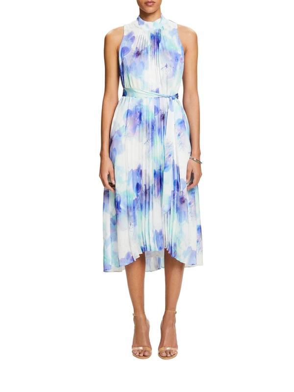 ESPRIT Womens 044ee1e405 Dress, Blue, 38 UK