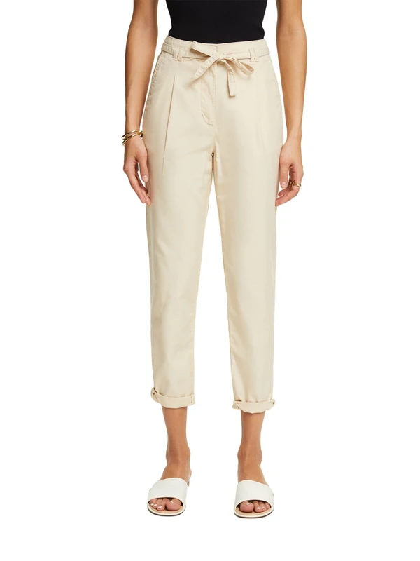 ESPRIT Women's 044ee1b345 Pants, 295/Cream Beige, 32W x 30L