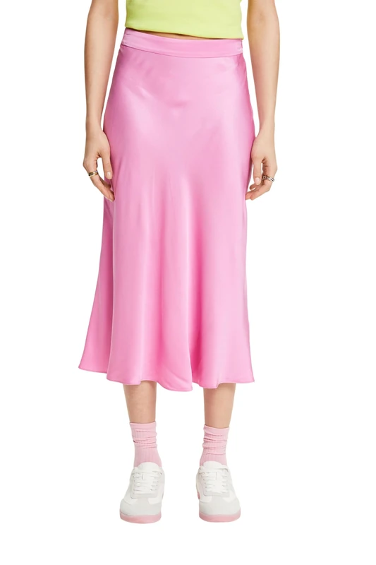 ESPRIT Women's 044ee1d333 Skirt, 670/Pink, UK 6