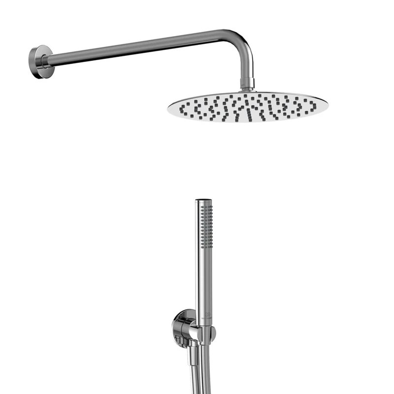 Ideal Standard - Idealrain 5-Piece Round Shower Kit Bathroom Accessory Set, Chrome