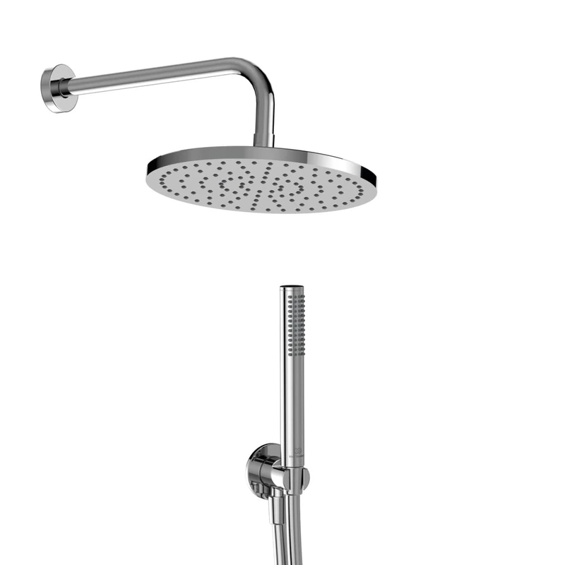 Ideal Standard - Idealrain 5-Piece Round Shower Kit Bathroom Accessory Set, Chrome