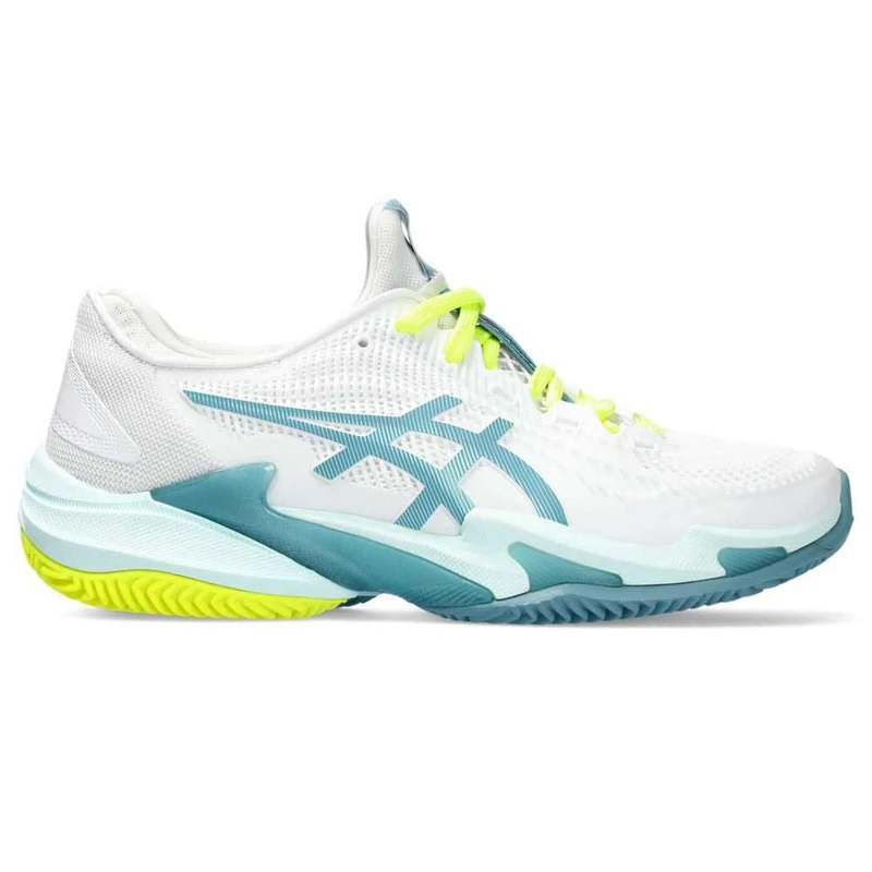 ASICS Women's Court FF 3 Clay Sneaker, White Soothing Sea, 9.5 UK
