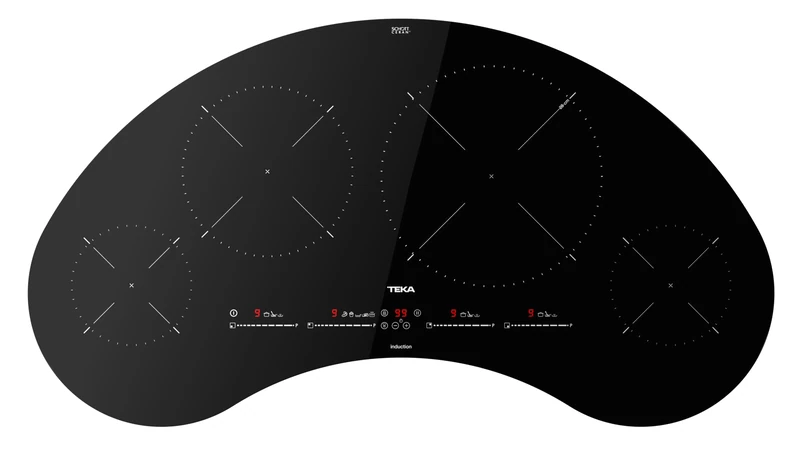Teka 112500054, Induction hob, 95 cm IKC 94628 MST BK, Black glass