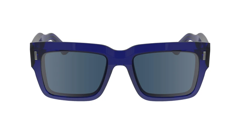 Calvin Klein Men's Sunglasses CK23538S - Blue with Solid Blue Lens