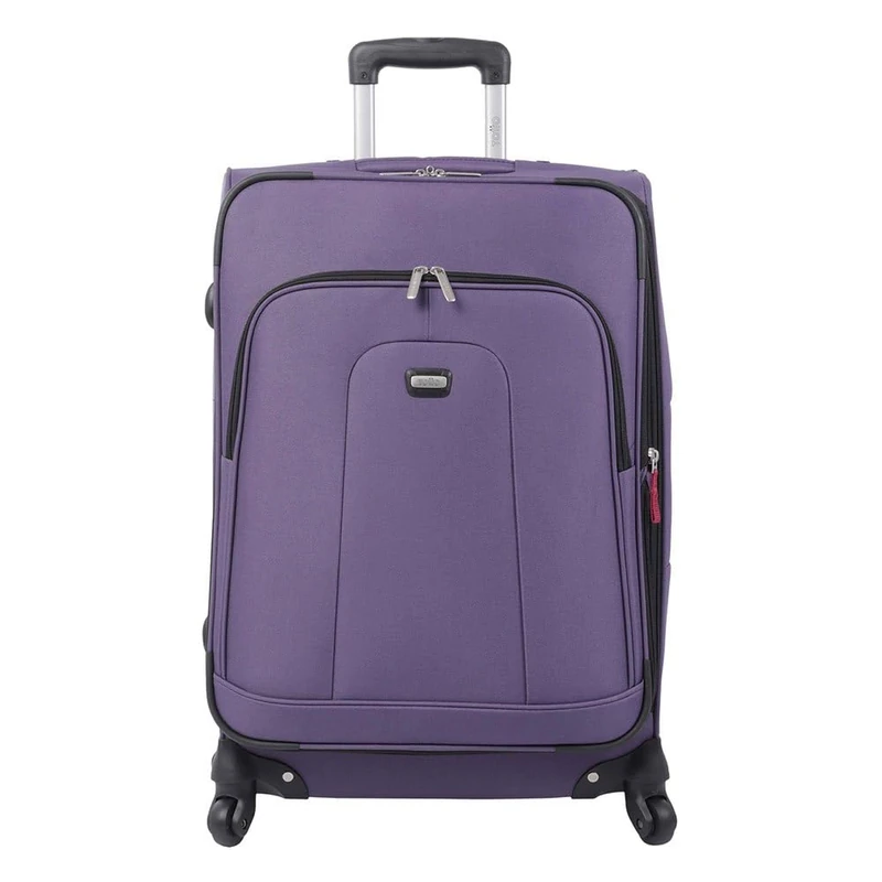 TOTTO - Andromeda 2.0 Travel Suitcase, Single or Set of 3 Pieces, Cabin Size (37L), Medium (73L) or Large (108L), Durable Fabric, 360º Wheels, Telescopic Handle, Compression Straps, Berry, Mediana