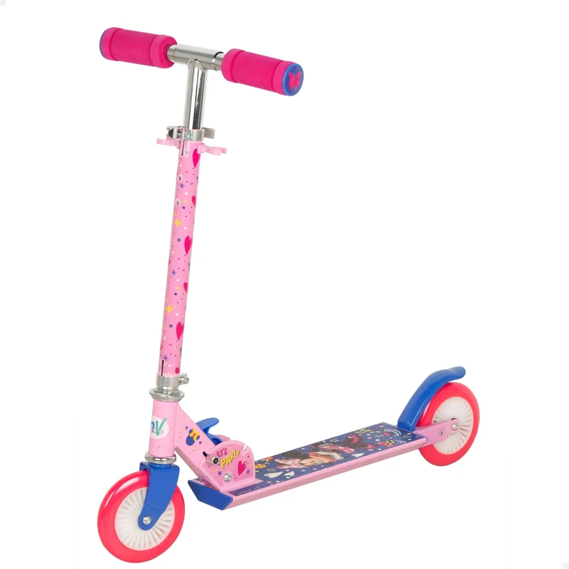 Disney Minnie Mouse 2 Wheel Scooter - Foldable Aluminum Frame