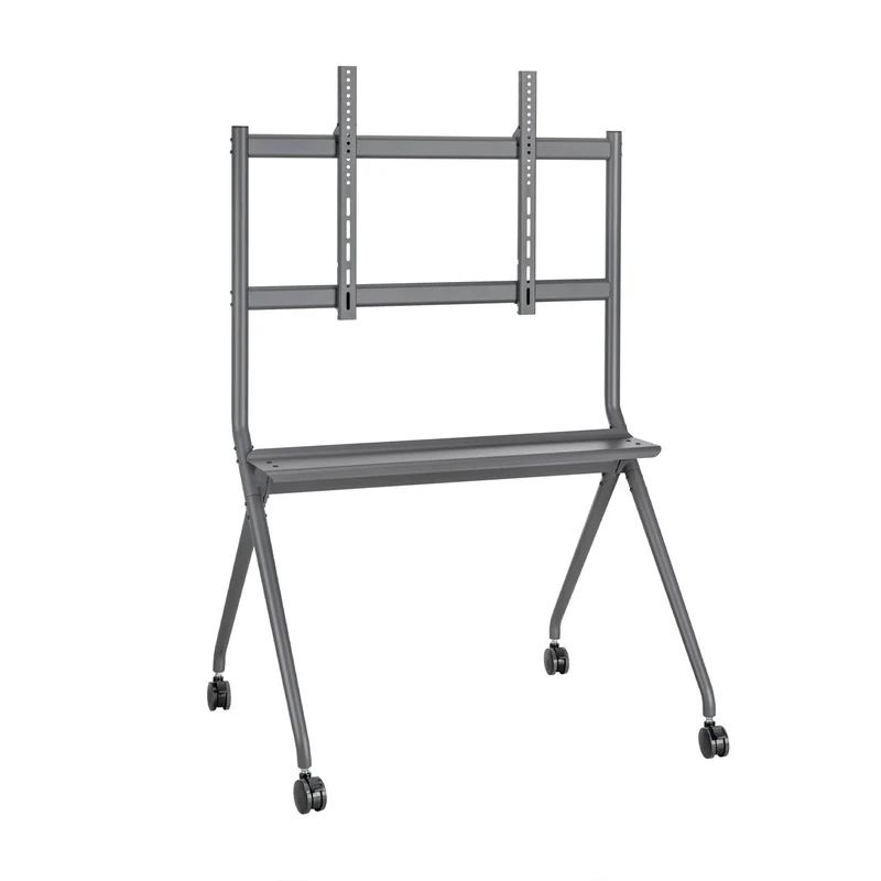 Aisens FT86FE-143 Pro Floor Stand with Tray for Interactive Screen/TV up to 120 kg 50-86 Black