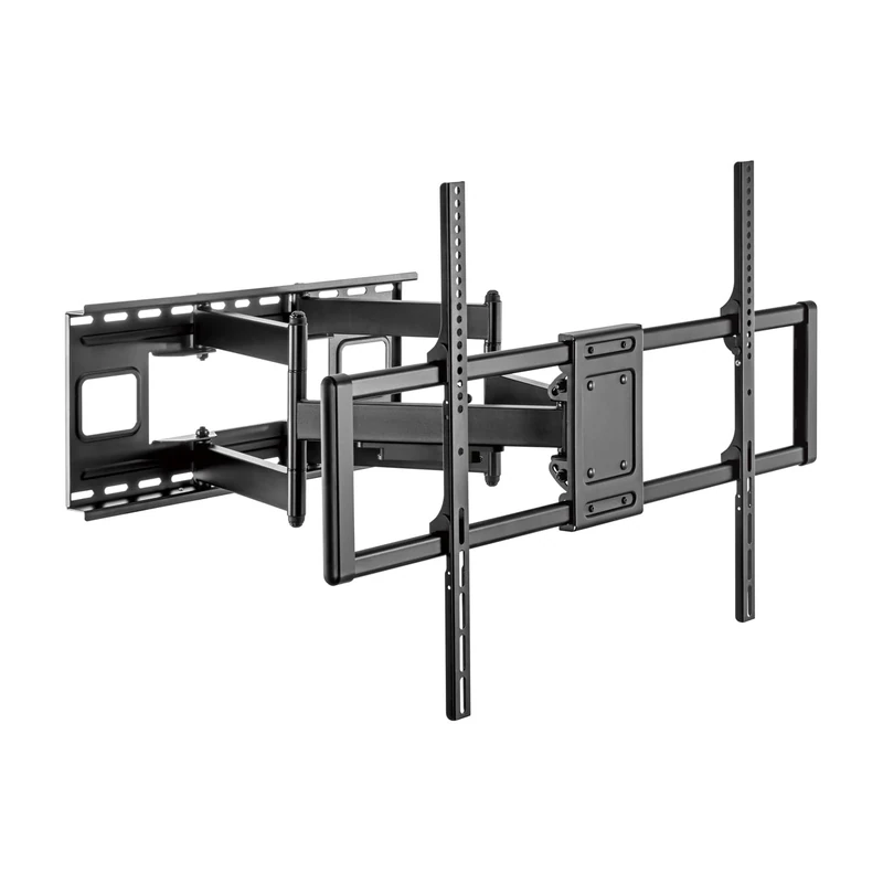 AISENS - WT120TSLE-163 - Pro Rotary, Tilting and Leveling Stand for Monitor/TV 120 kg of 60-120, Black