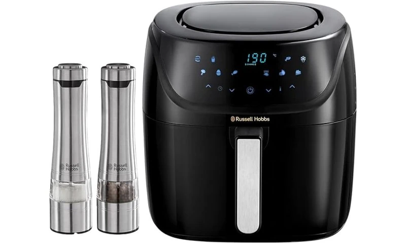 Russell Hobbs 27170 SatisFry Extra Large Digital Air Fryer and Russell Hobbs Electric Salt & Pepper Grinder 23460-56