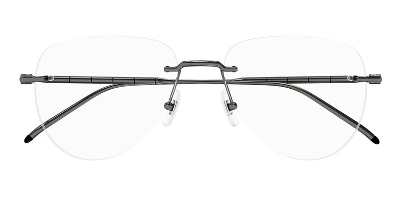 Montblanc MB0312O Optical Frame Man Metal Glasses, Men, Multicoloured, One Size