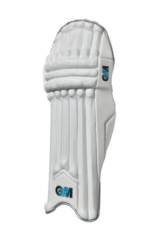 GM | Cricket Batting Pads | Diamond 606 | Traditional Cotton & Cane | Youths Right Handed - 14.75" | Approx Weight 1.58 kg | 1 Pair | White | Gunn & Moore