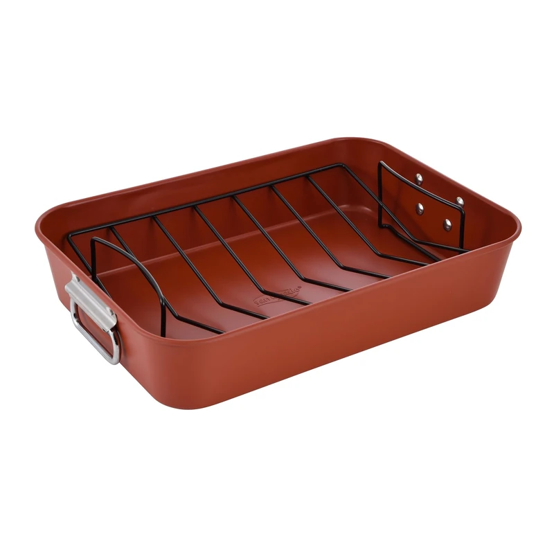 Roasting Tray 40X28X8CM Steel AGROS SG