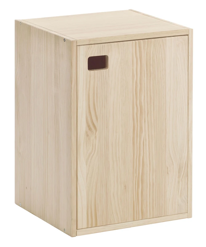 ASTIGARRAGA KIT LINE Dynamic Storage Cabinet 1 Door and 2 Shelves, Pine Wood - 53.5x37x33cm