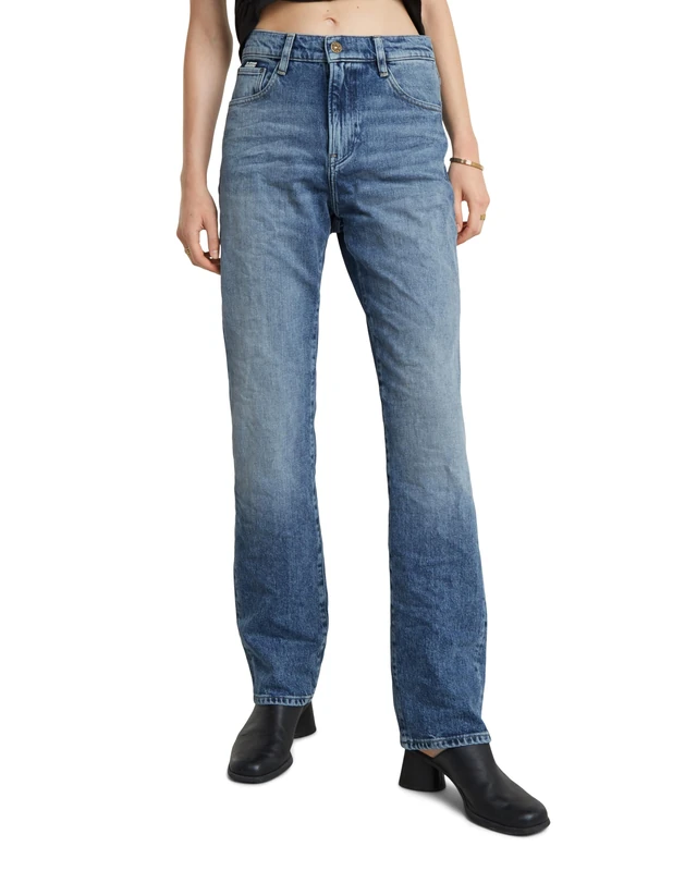 G-Star Women's Viktoria High Straight Jeans, Blue (sun faded paradiso blue D23959-D434-G330), 29W / 30L