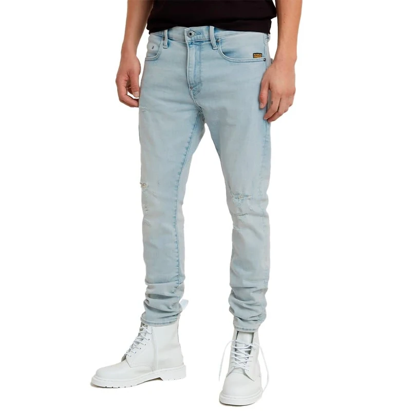 G-Star Men's Revend FWD Skinny Jeans, Blue (sun faded bluejay destroyed D20071-D634-G315), 34W / 32L