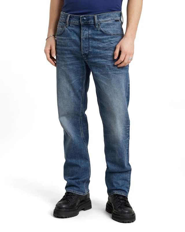 G-Star Men's Dakota Regular Straight Jeans, Blue (faded cascade D23691-C052-C606), 32W / 36L