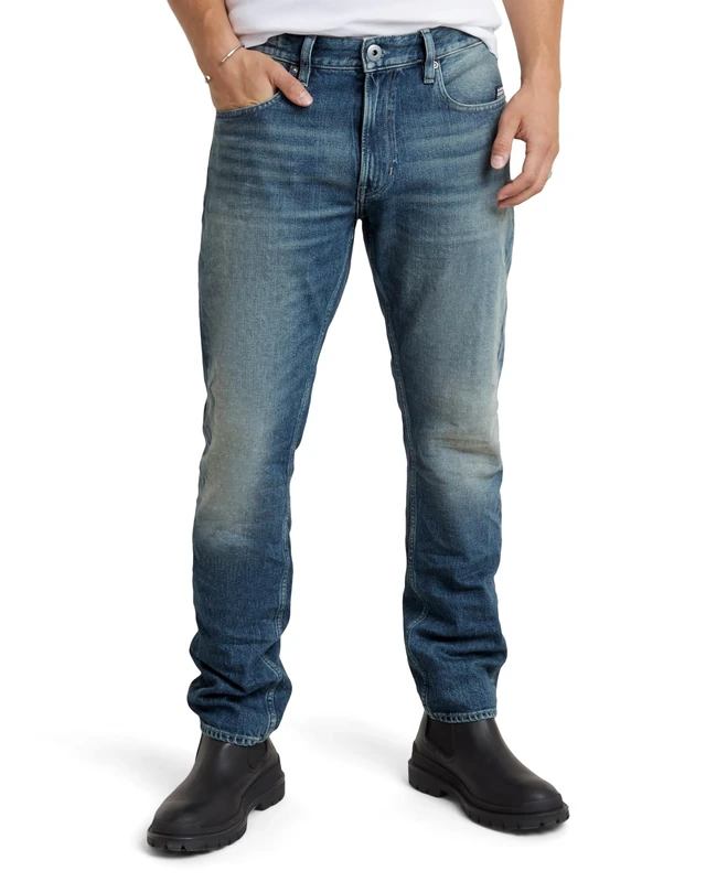 G-Star Men's Mosa Straight Jeans, Blue (antique faded lago blue D23692-D434-G354), 30W / 30L