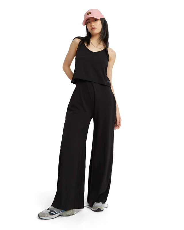 G-Star Women's Spaghetti Strap Loose Jumpsuit , Black (dk black D24576-C532-6484), XXS