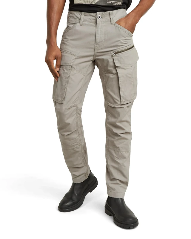 G-Star Men's Rovic Zip 3D Regular Tapered Pants, Grey (rock ridge D02190-D387-G294), 35W / 34L