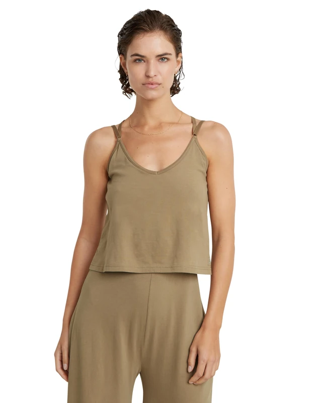 G-Star Women's Spaghetti Strap Loose Jumpsuit , Brown (coriander D24576-C532-G290), XL