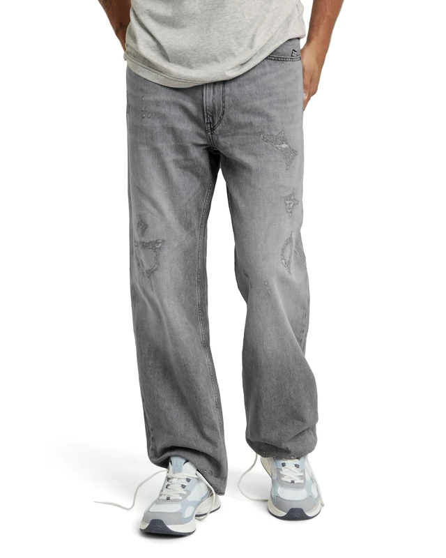 G-Star Men's Type 96 Loose Jeans, Grey (faded grey vapor destroyed D23693-D537-G642), 33W / 32L
