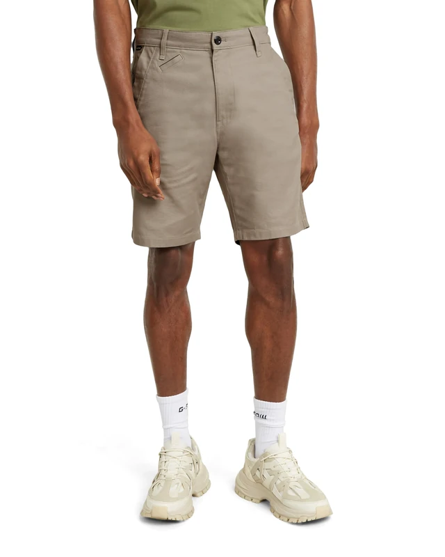 G-Star Men's Bronson 2.0 Slim Chino Shorts, Grey (rock ridge D21040-D305-G294), 30