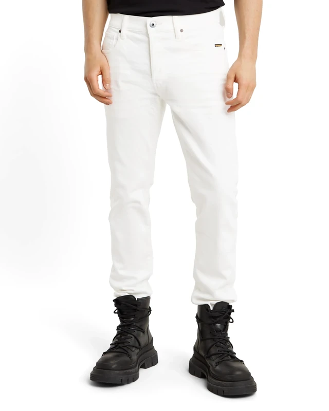 G-Star Men's 3301 Slim Jeans, Beige/khaki (3D lt chalk gd 51001-D552-G643), 30W / 34L