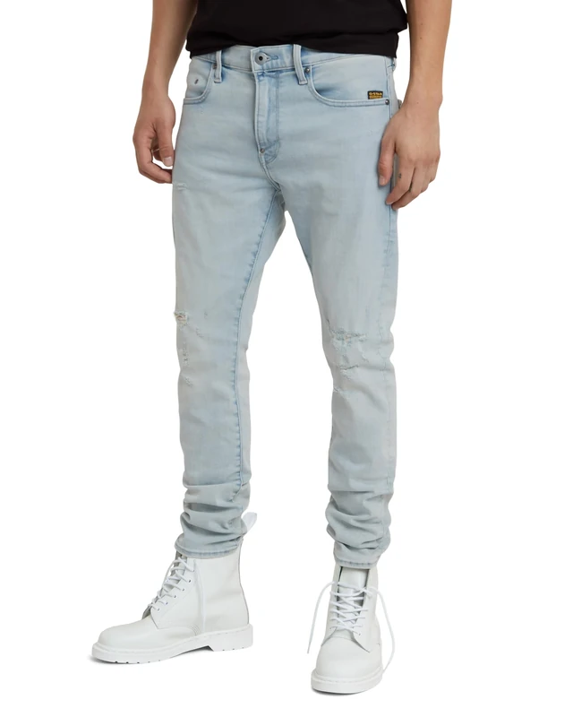G-Star Men's Revend FWD Skinny Jeans, Blue (sun faded bluejay destroyed D20071-D634-G315), 30W / 34L
