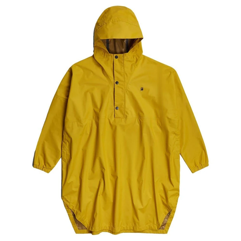 G-Star Men's Rain Poncho, Multicolor (dk lemon/gs grey D24455-D606-G503), L