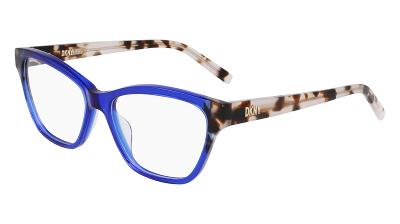 Dkny DK5057 425 Cobalt/Bone Tortoise Eyewear Woman Acetato, Tea Cup, 53