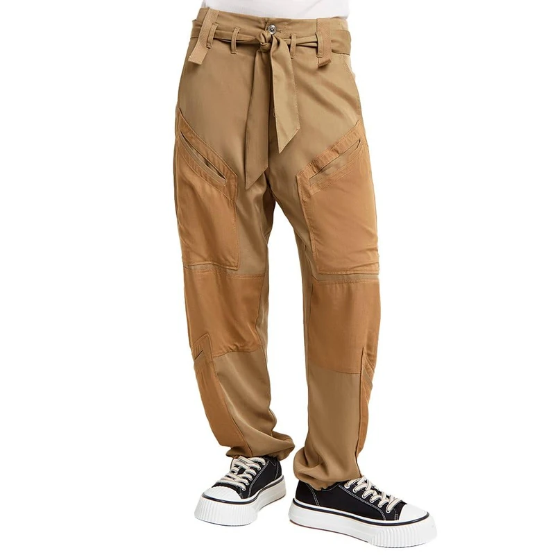 G-STAR RAW Women's Tone on Tone Cargo Pant Wmn Shorts, Braun (Coriander D24608-D521-G290),