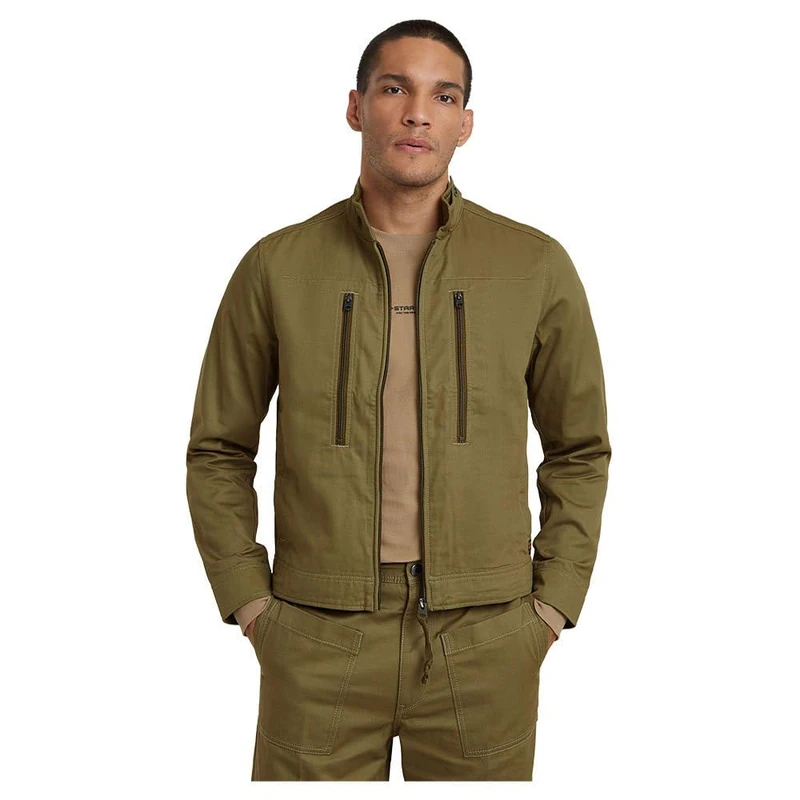 G-Star Men's Lightweight Deck Jacket, Green (smoke olive D24288-C962-B212), XXL